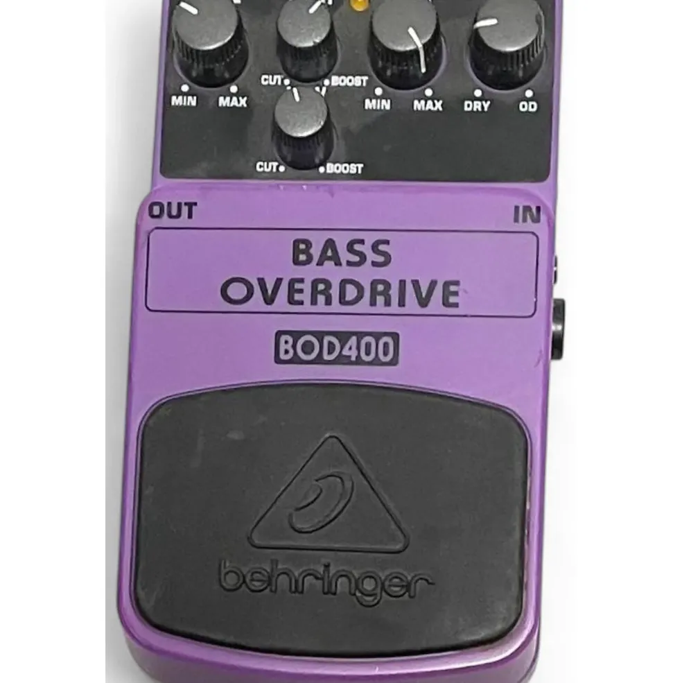 Used Behringer BOD400 Bass Overdrive Bass Effect Pedal