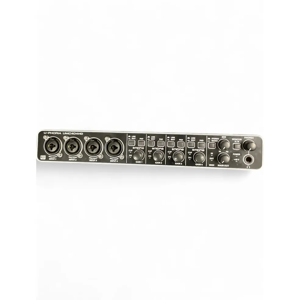 Used Behringer U-Phoria UMC404HD Audio Interface