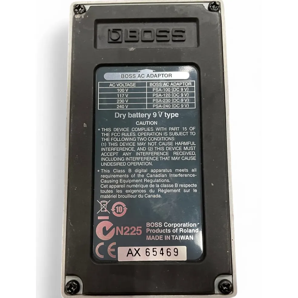 Used BOSS SYB5 Bass Synth Bass Effect Pedal
