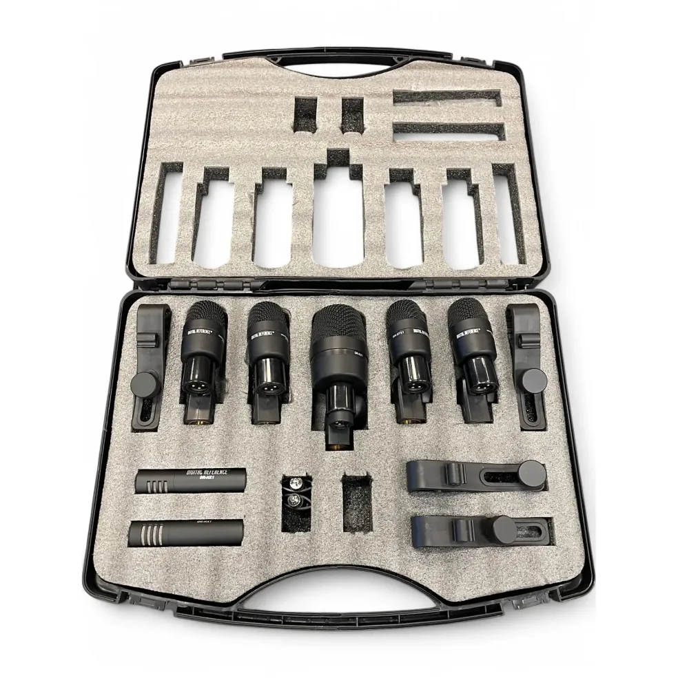 Used Digital Reference DRDK7 7 Piece Percussion Microphone Pack