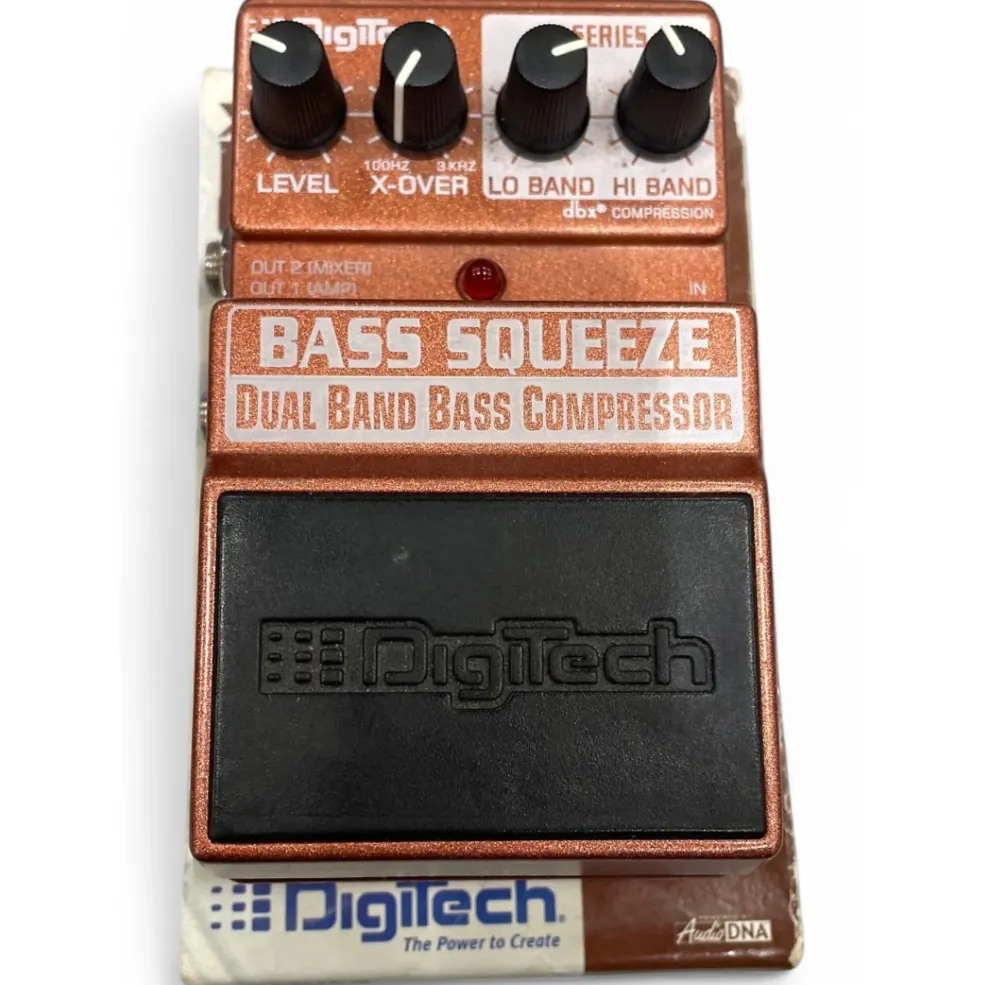 Used DigiTech XBS Bass Squeeze Compressor Bass Effect Pedal