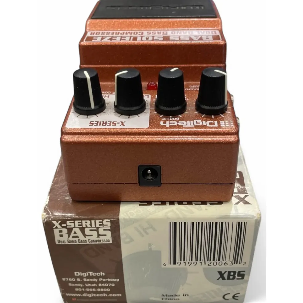 Used DigiTech XBS Bass Squeeze Compressor Bass Effect Pedal