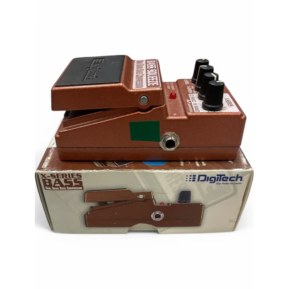 Used DigiTech XBS Bass Squeeze Compressor Bass Effect Pedal