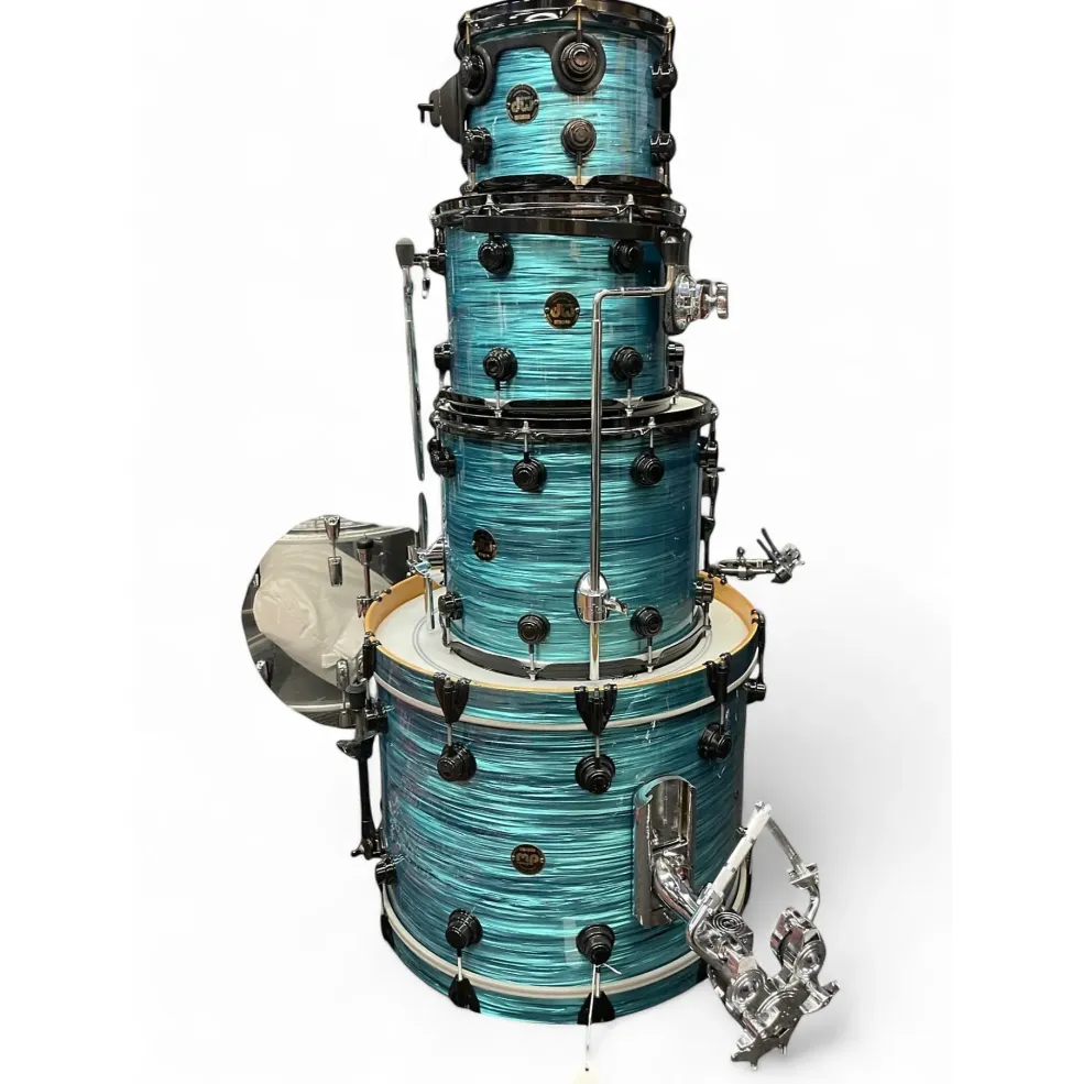 Used DW 4 Piece Collector's Series Ocean Turquoise Drum Kit