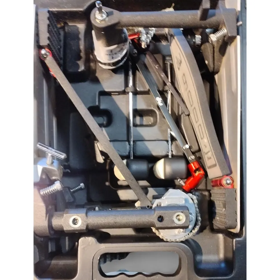 Used DW 9000 Series Double Double Bass Drum Pedal