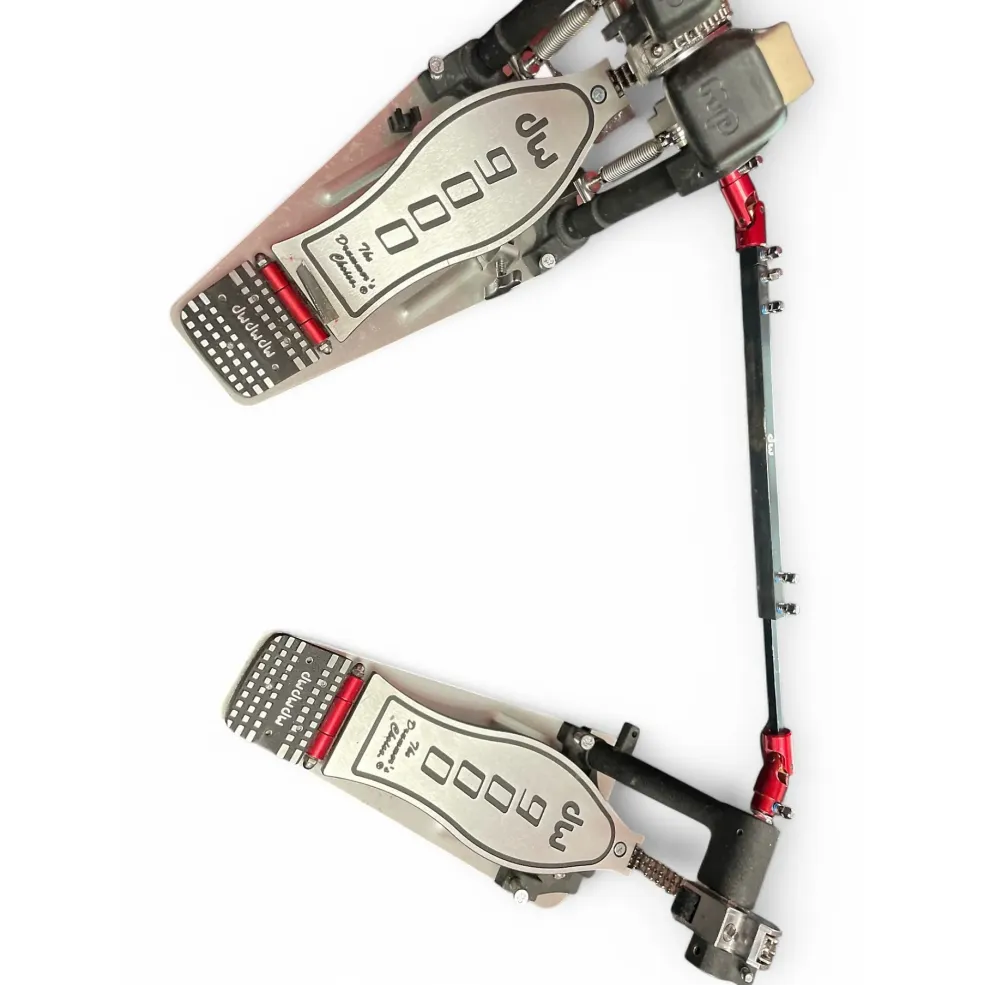 Used DW 9000 Series Double Double Bass Drum Pedal