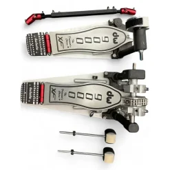 Used DW 9000 Series Double Double Bass Drum Pedal