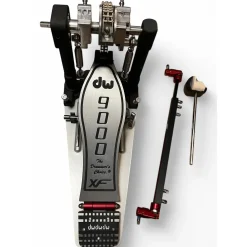 Used DW 9000 Series Double with eXtended Foot Board Double Bass Drum Pedal