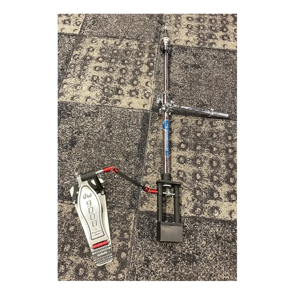 Used DW 9550 universal remote hi hat Cymbal Stand