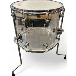 Used DW 14in Design Series Floor Tom Clear Drum
