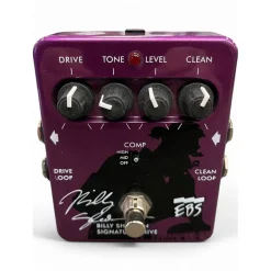 Used EBS Billy Sheehan Signature Overdrive Bass Effect Pedal
