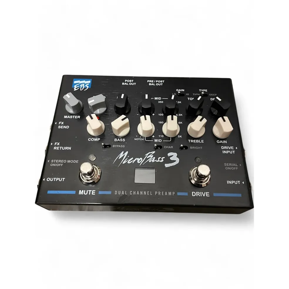 Used EBS MICRO BASS 3 Bass Effect Pedal