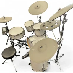 Used EFNOTE 7X White Sparkle Electric Drum Set