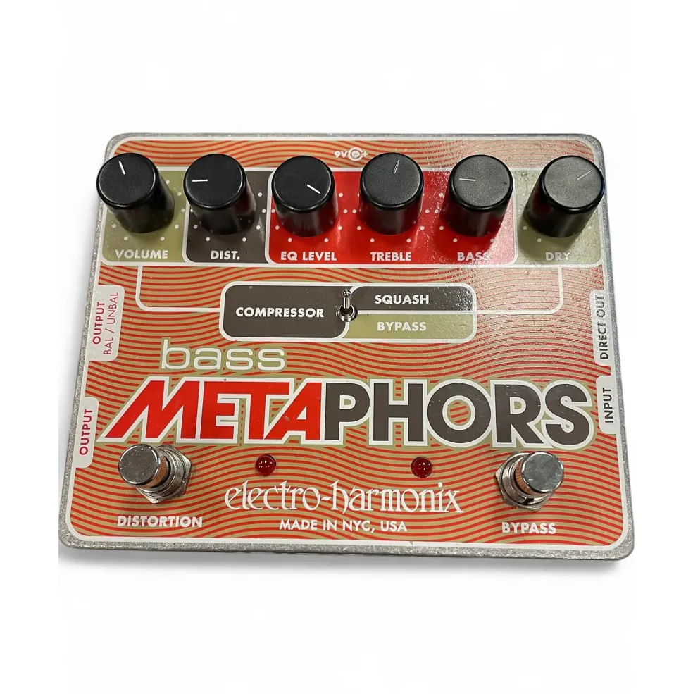 Used Electro-Harmonix Bass Metaphors Compressor Bass Effect Pedal