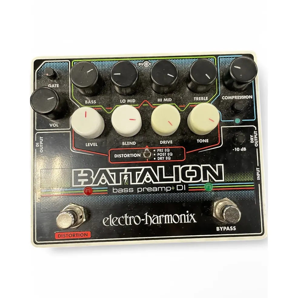 Used Electro-Harmonix BATTALION Bass Effect Pedal