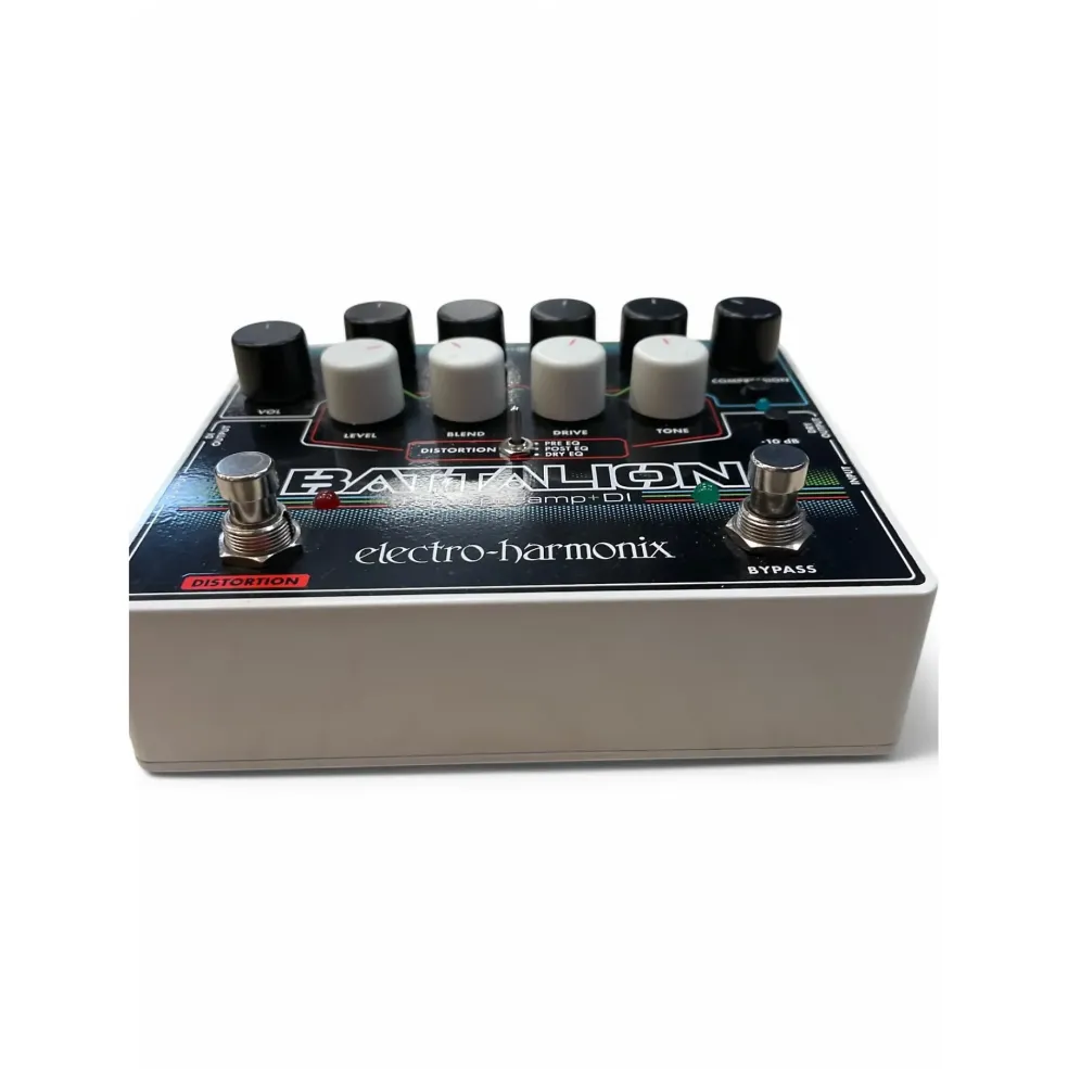 Used Electro-Harmonix BATTALION BASS PREAMP + DI Bass Effect Pedal