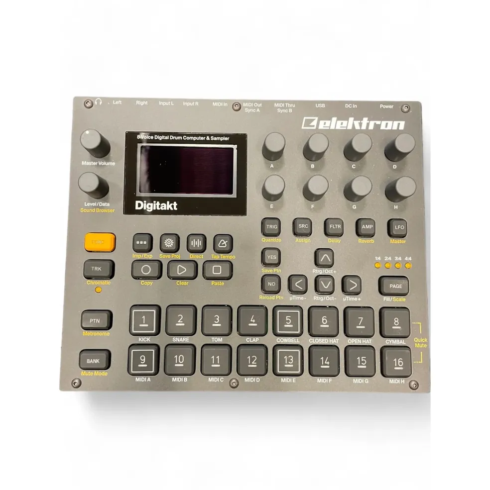 Used Elektron DIGITAKT Drum Machine