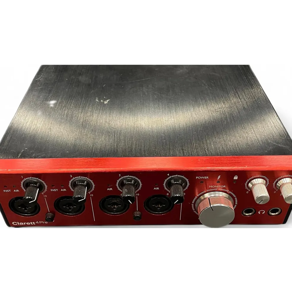 Used Focusrite Clarett 4Pre Audio Interface