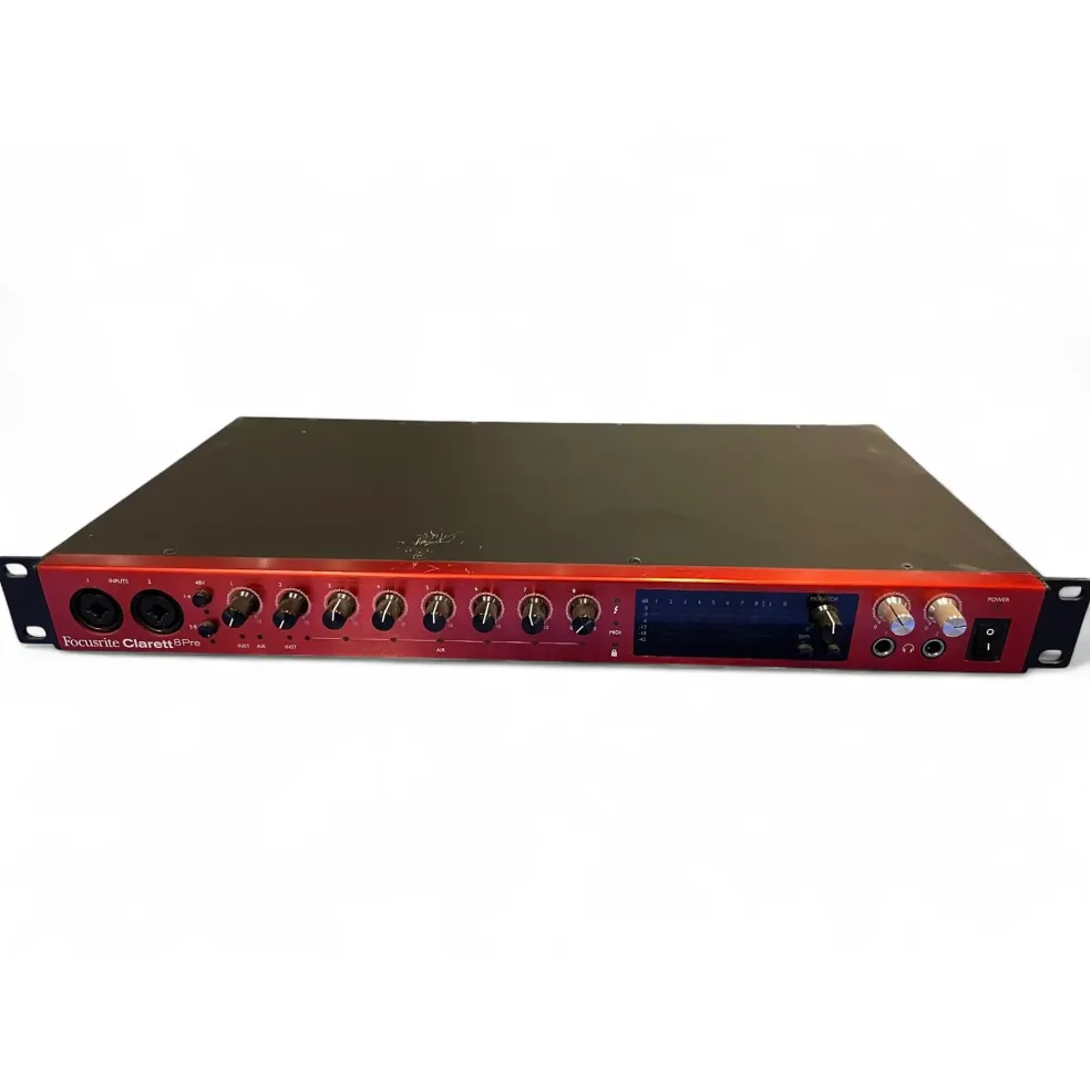 Used Focusrite Clarett 8Pre USB Audio Interface
