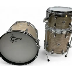 Used Gretsch Drums 3 piece Brooklyn Series CREME OYSTER Drum Kit