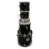Used Groove Percussion 5 piece Unknown Black Drum Kit