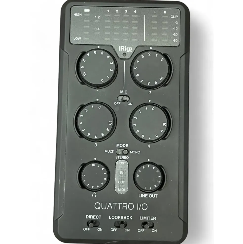 Used IK Multimedia Irig Pro Quattro Audio Interface