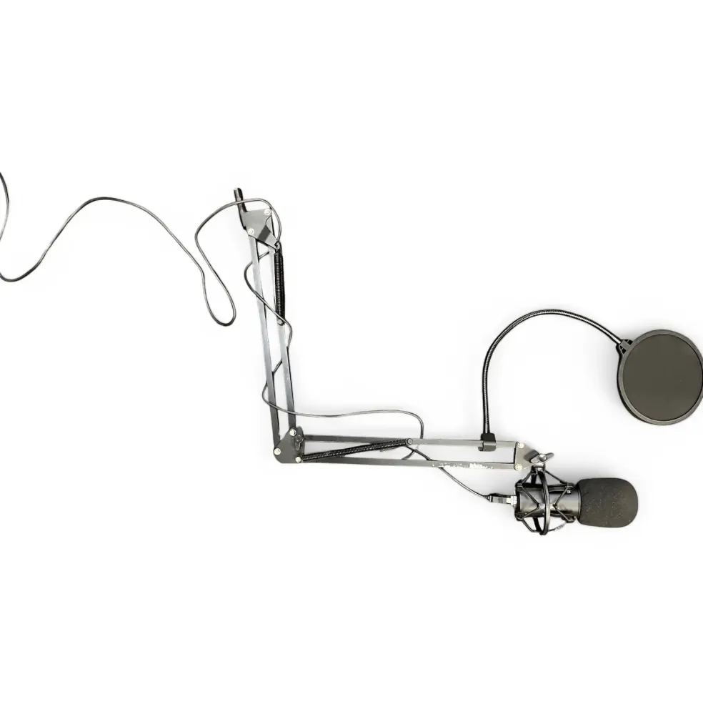 Used Ikedon USB MIC W/ ARM AND POP FILTER Dynamic Microphone