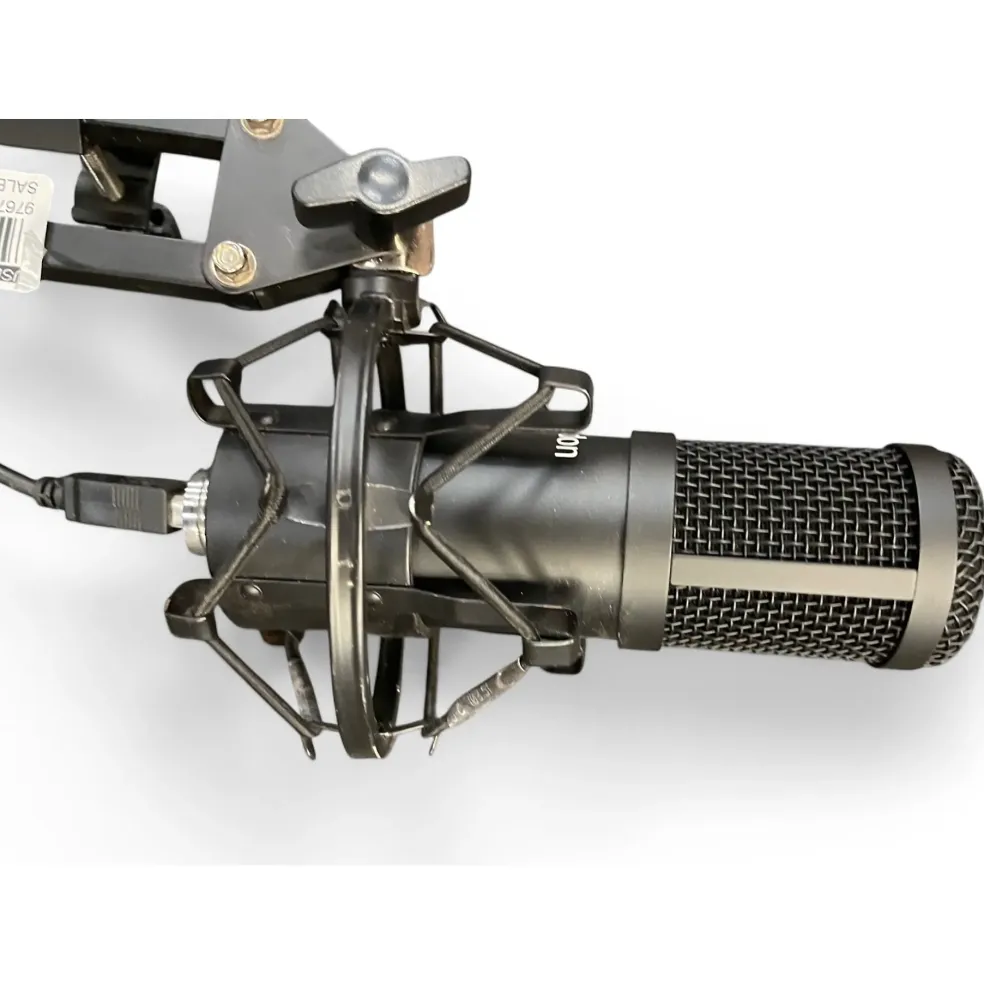 Used Ikedon USB MIC W/ ARM AND POP FILTER Dynamic Microphone