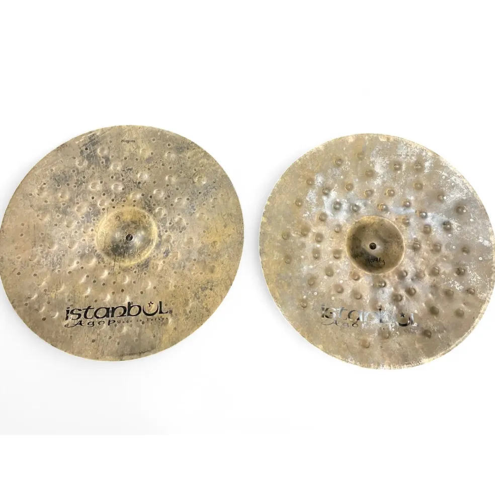 Used Istanbul Agop 17in XIST DRY DARK HI HATS Cymbal
