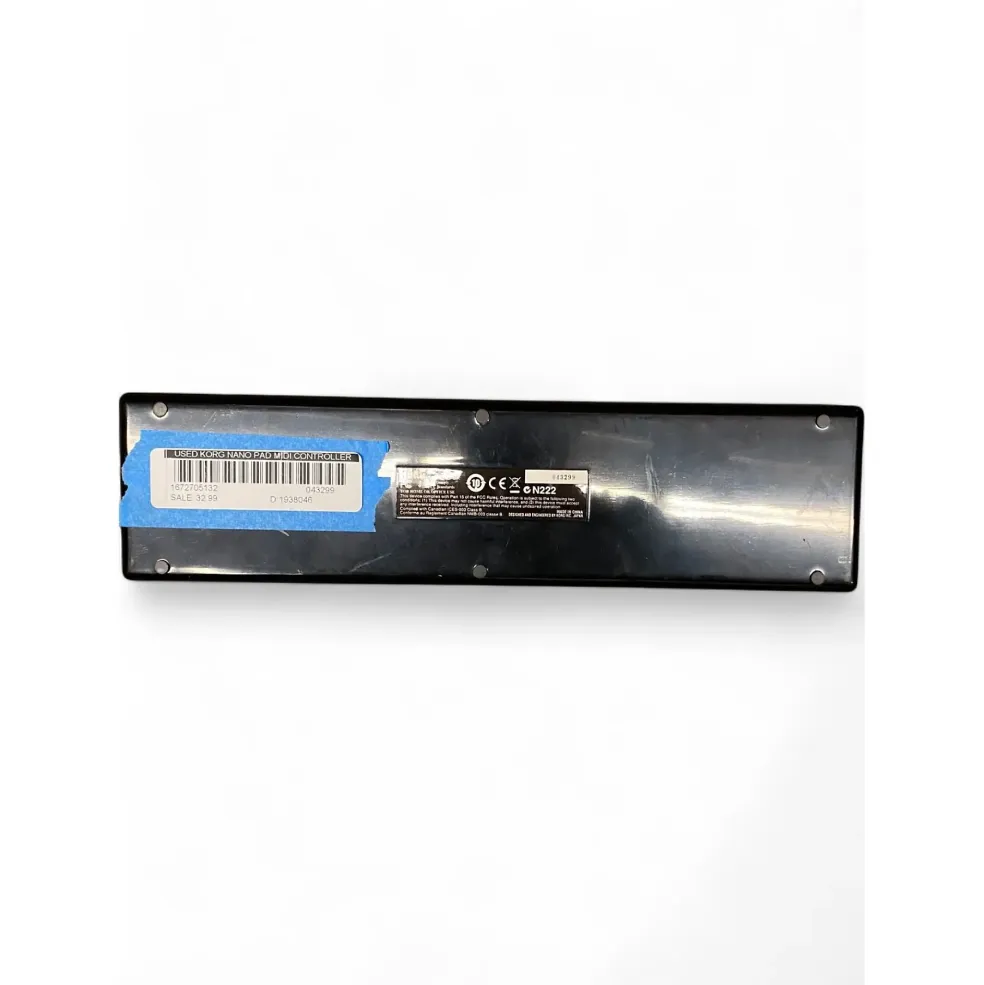 Used KORG Nano Pad MIDI Controller