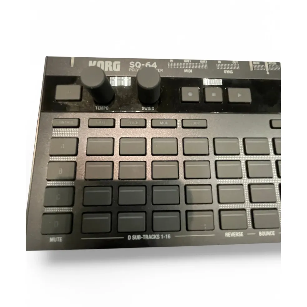 Used KORG SQ-64 MIDI Controller