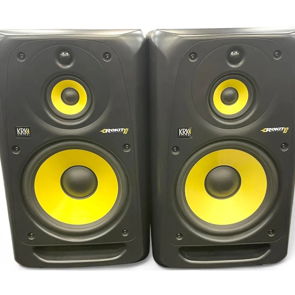 Used KRK RP10 ROKIT G4 3-Way Pair Powered Monitor