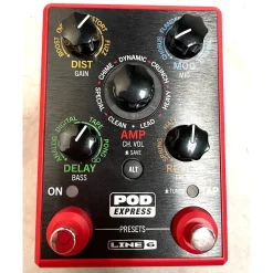 Used Line 6 Pod Express Bass Bass Effect Pedal