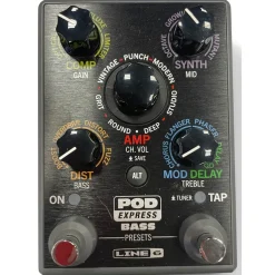 Used Line 6 Pod Express Bass Bass Effect Pedal