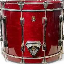 Used Ludwig 5 Piece Classic Maple cherry kick / black cortex toms Drum Kit