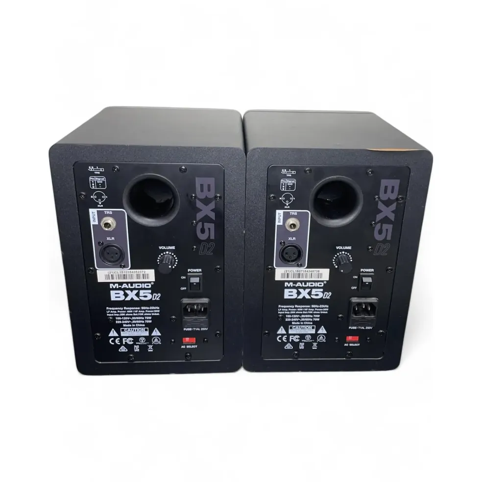 Used M-Audio BX5 D2 Pair Powered Monitor