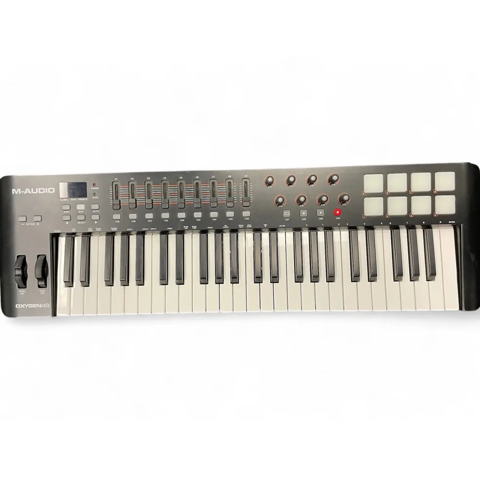 Used M-Audio Oxygen 49 Key MIDI Controller