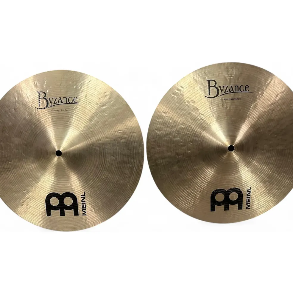 Used MEINL 14in Byzance Heavy Hihat Cymbal