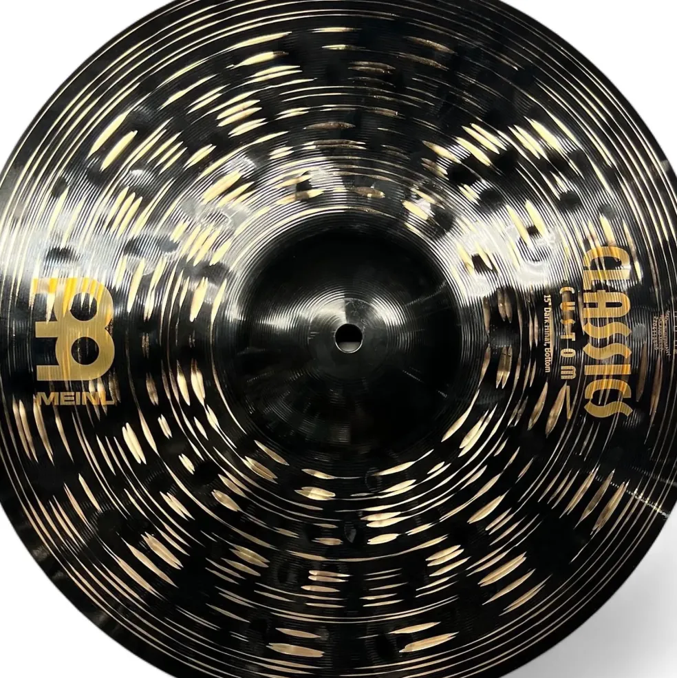 Used MEINL 15in Classics Custom Dark Hihat Bottom Cymbal