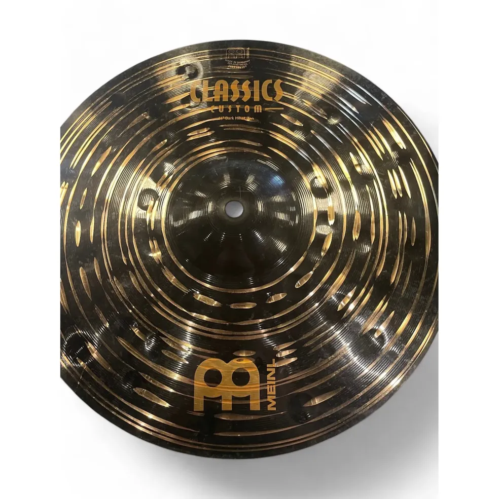 Used MEINL 14in Classics Custom Dark Hi Hat Pair Cymbal