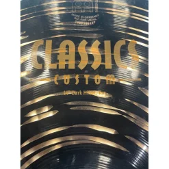 Used MEINL 14in Classics Custom Dark Hi Hat Pair Cymbal