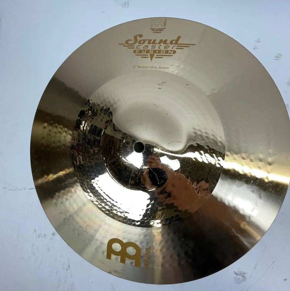 Used MEINL 14in Sound Caster Fusion Hi Hat Bottom Cymbal