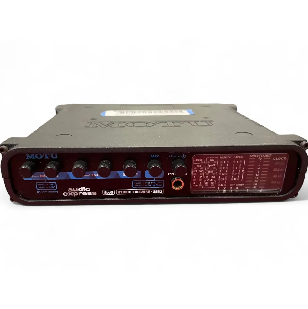 Used MOTU Audio Express 6x6 Audio Interface