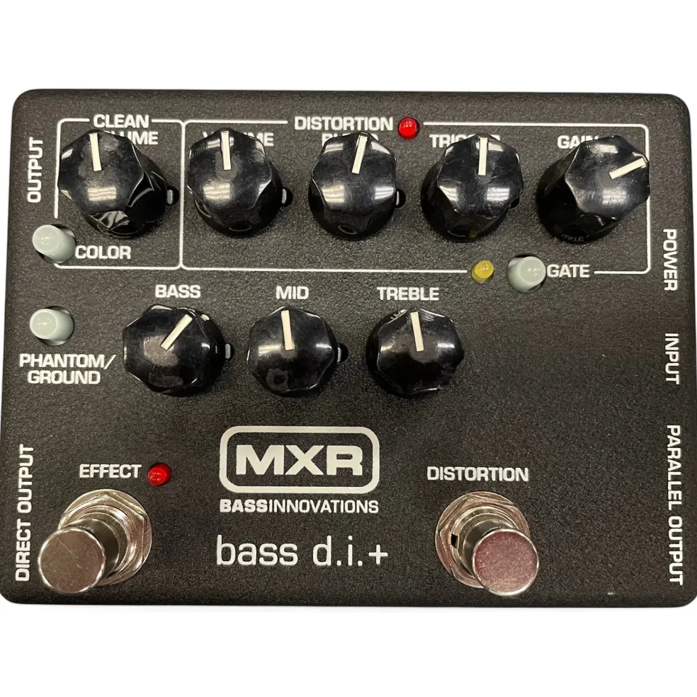 Used MXR BASS D.I.+ Bass Effect Pedal