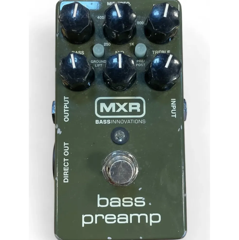 Used MXR M81 BASS PREAMP Bass Effect Pedal
