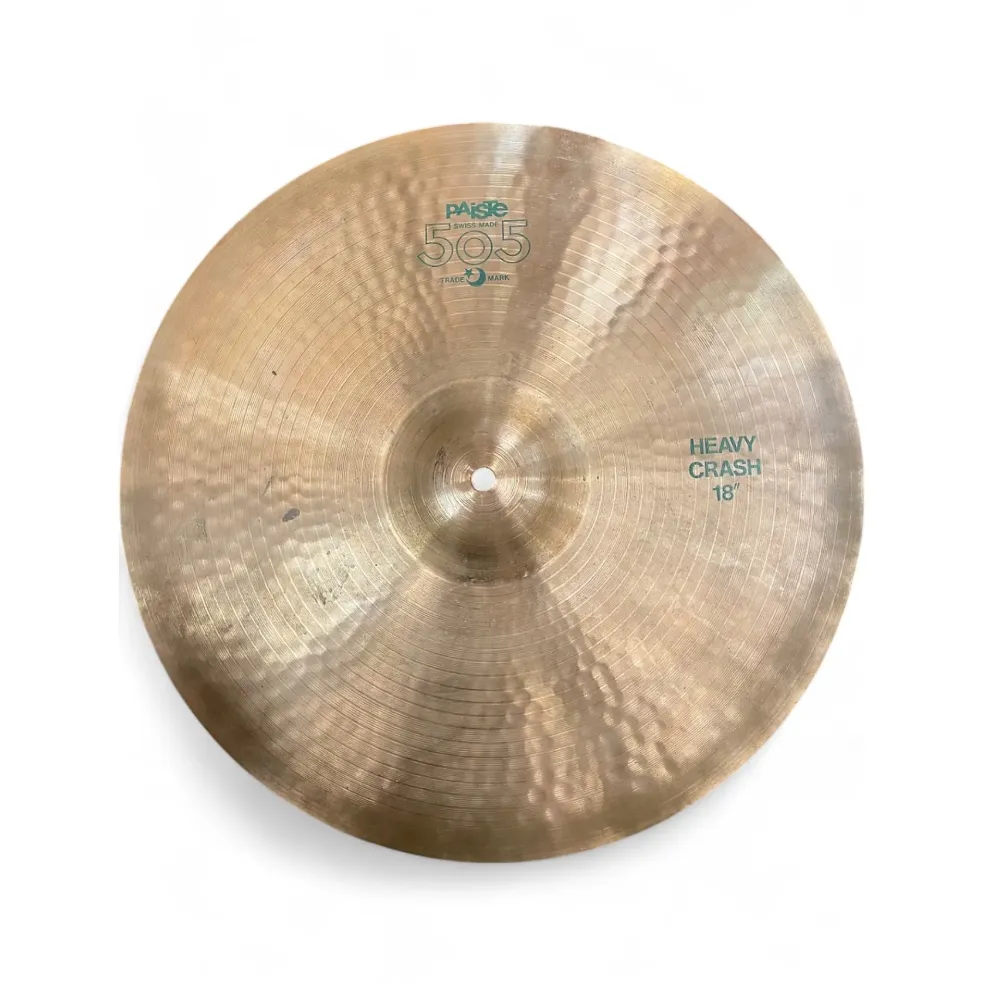 Used Paiste 18in 505 HEAVY CRASH Cymbal