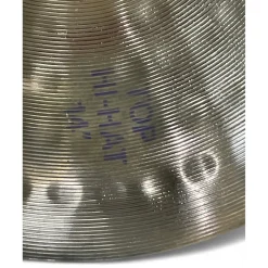 Used Paiste 14in 400 Series Hi Hat Pair Cymbal