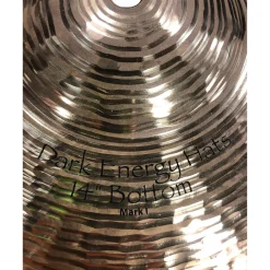 Used Paiste 14in Signature Dark Energy Hi Hat MK I Bottom Cymbal