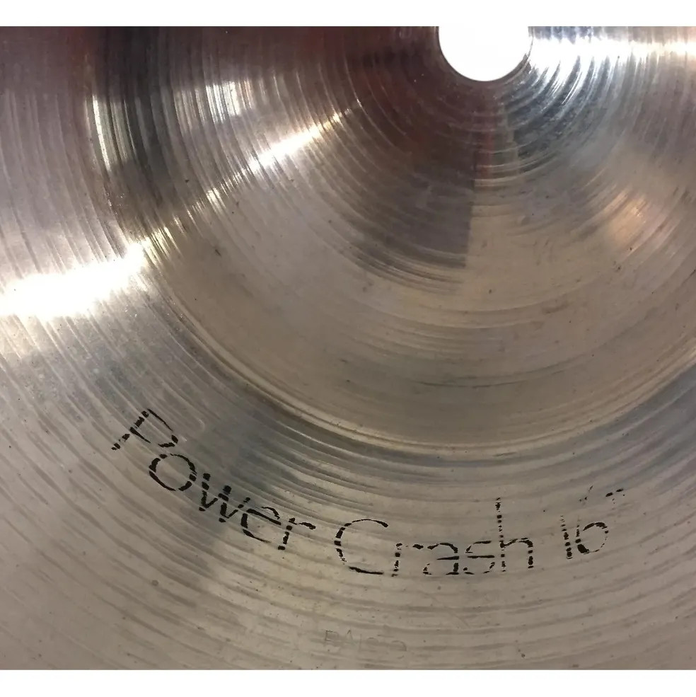 Used Paiste 16in SIGNATURE POWER CRASH Cymbal