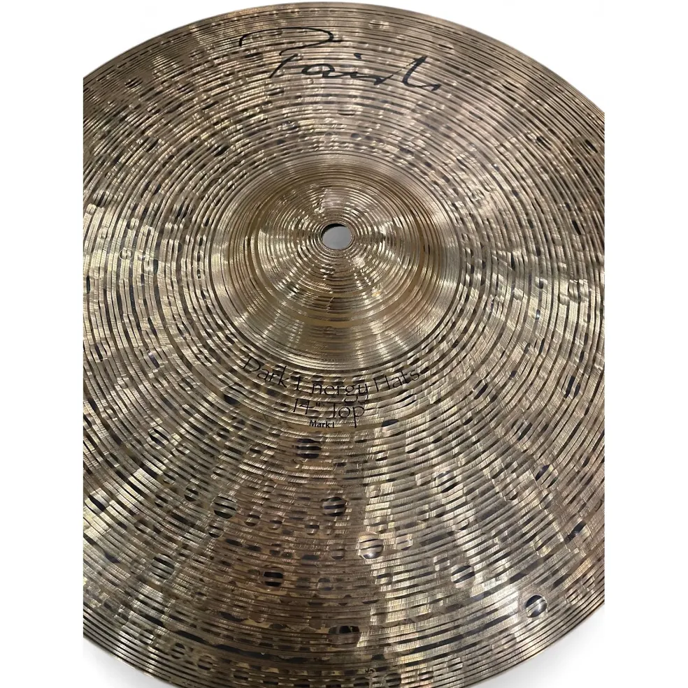 Used Paiste 14in Signature Dark Energy Hi Hat MK I Top Cymbal